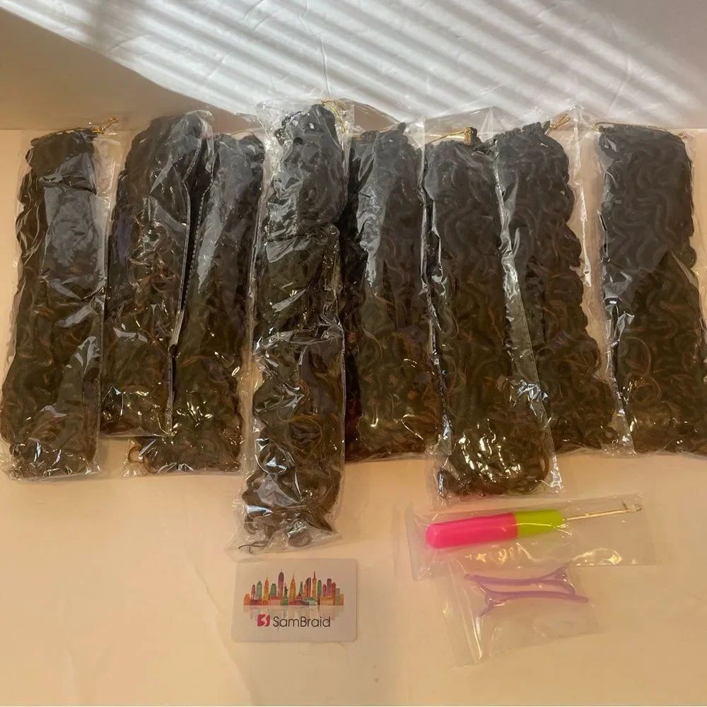 Black Hair Extensions Set - Picture 2 of 6